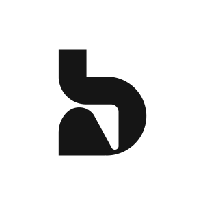 Geometric Letter B Logo